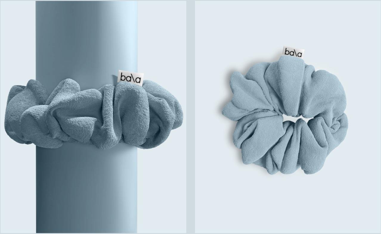 Bala Mat Scrunchie – Stylish Yoga & Exercise Mat Holder | Soft, Absorbent Fabric | 8"x8"x4" | Easy Storage | 1-Pack