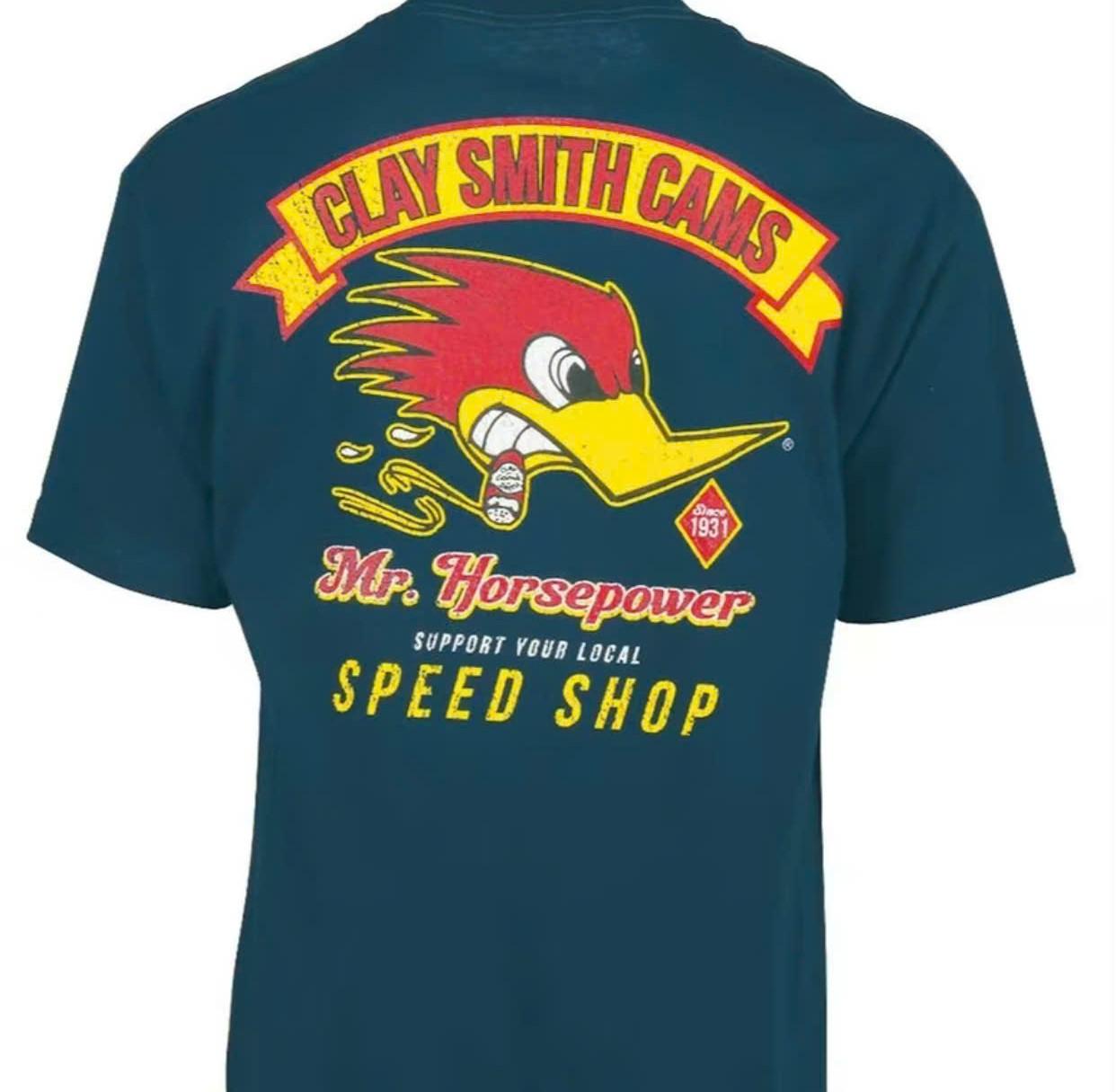 Clay Smith Cams Speed Shop T-shirt Classic Racing Car Lover Racing Equipment Casual Menswear Top Clay Smith Cams Speed Shop T-shirt Classic Racing Car Lover Racing Equipment Casual Menswear Top