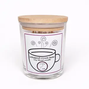 Whipped Cream Latte Candle