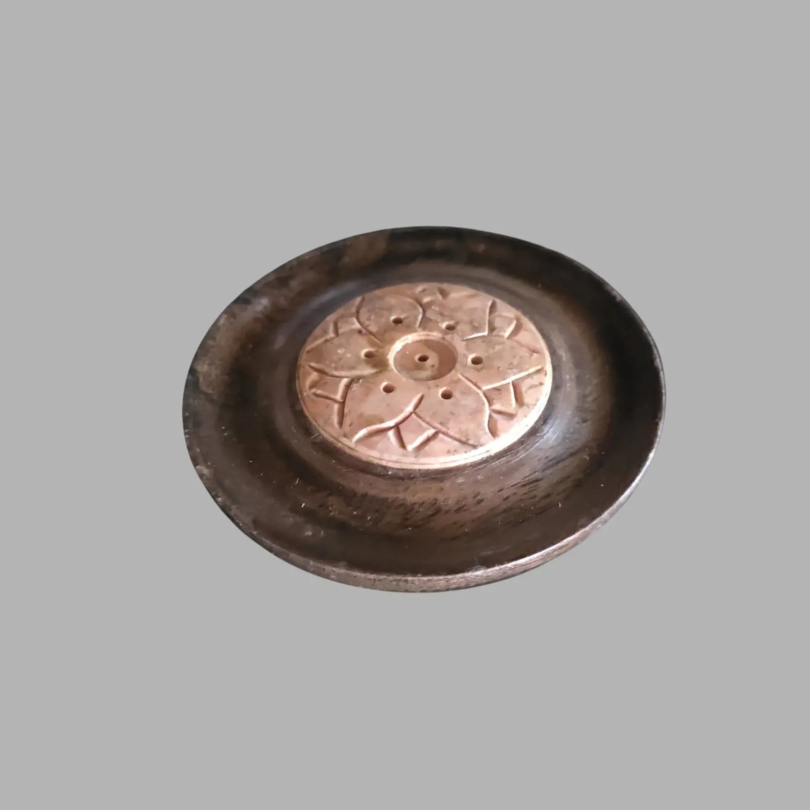 Wood & Stone Incense & Cone Holder
