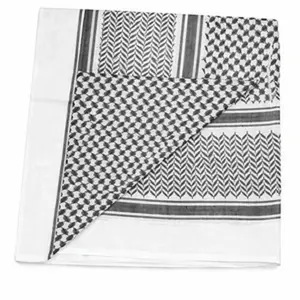 Baxx Thobes Premium Palestinian Keffiyeh Classic Shemagh Scarf Authentic Traditional Design Breathable Fabric Comfortable for Daily & Ceremonial Wear