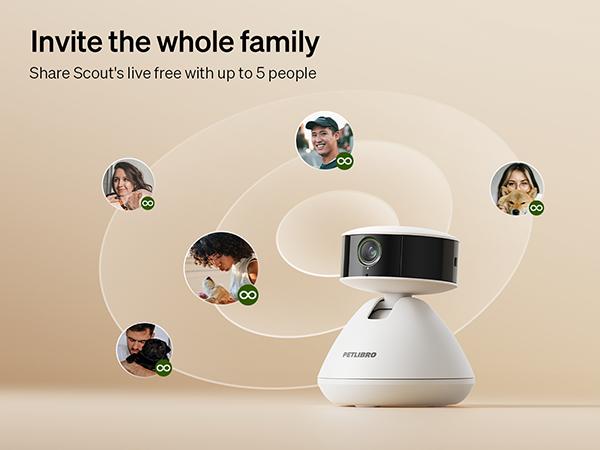 PETLIBRO AI Dog Camera Pet Camera Indoor with Phone App [Multi-Pet Recognition, Daily Activity Analysis & Smart Summaries] Cat Camera 360° View, 1080P Dog Cam Night Vision, 2-Way Audio WiFi Cam Cat