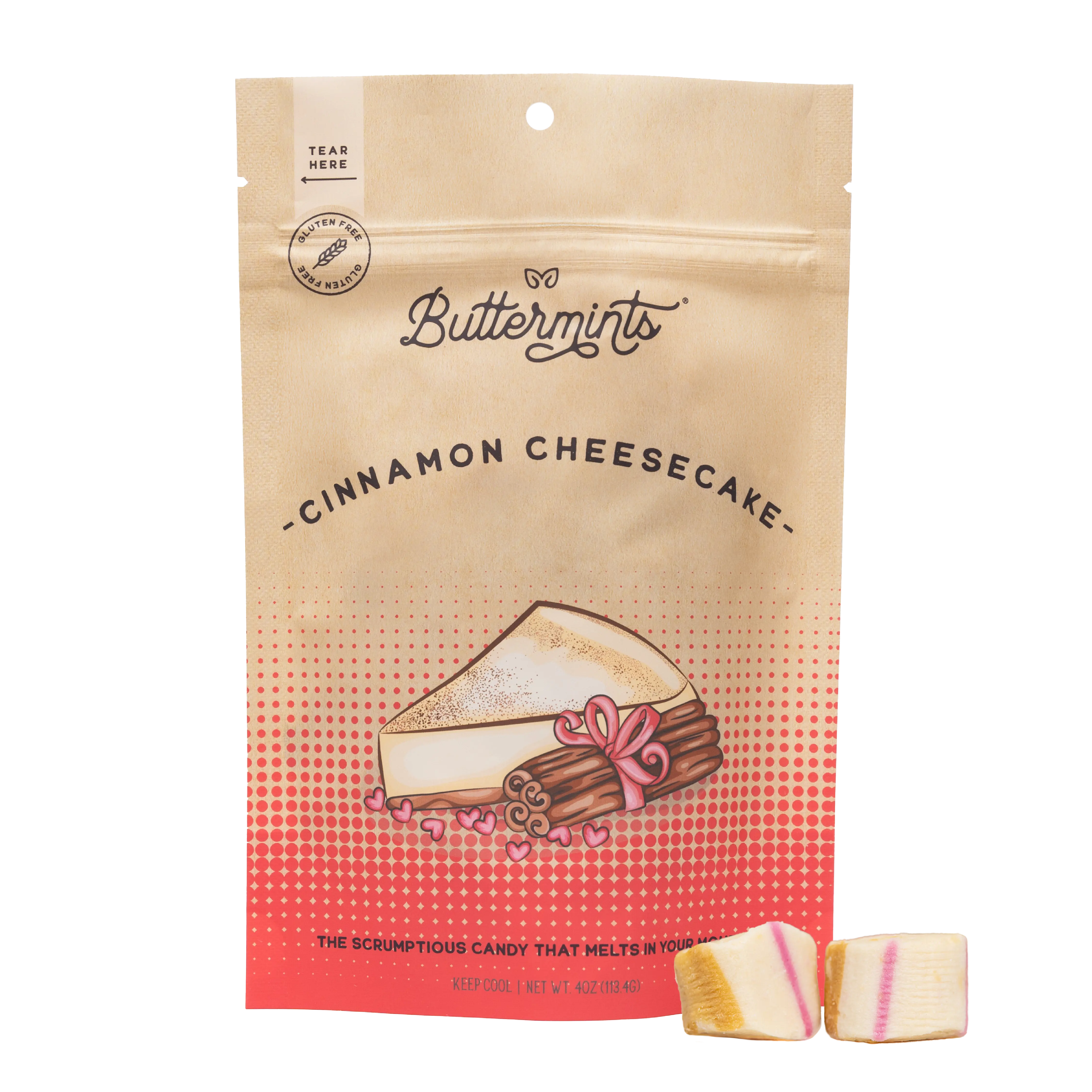 Cinnamon Cheesecake Buttermints | Handcrafted Buttermint Candies, Gluten Free
