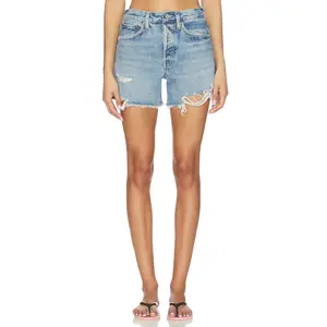 AGOLDE Long Parker Shorts in Vacate