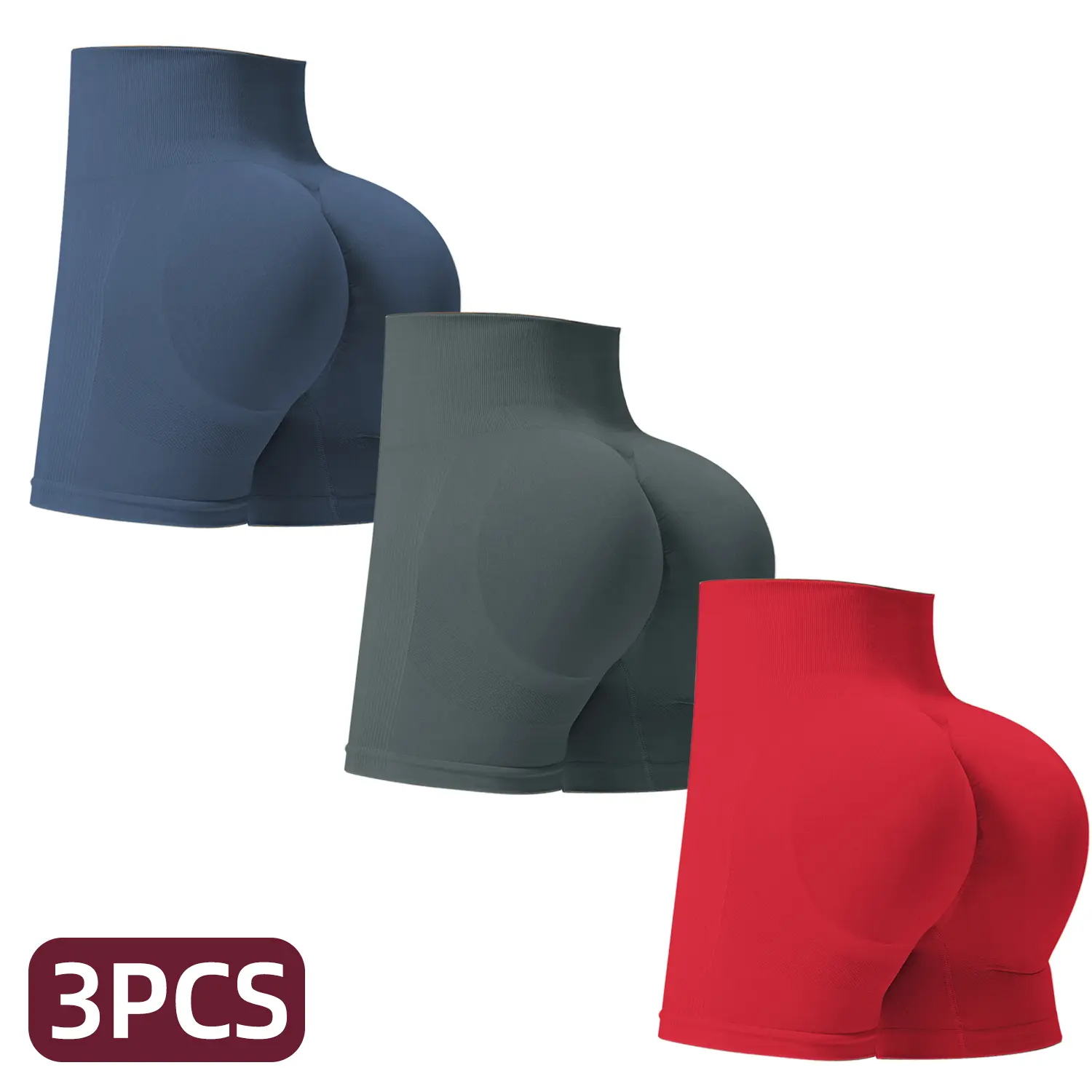 NEW!3PCS-SGrey+Navy+Red