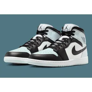Men's Air Jordan 1 Mid "Squadron Blue" DQ8426-002 Fashion Athletic Sneaker Spring Shoes