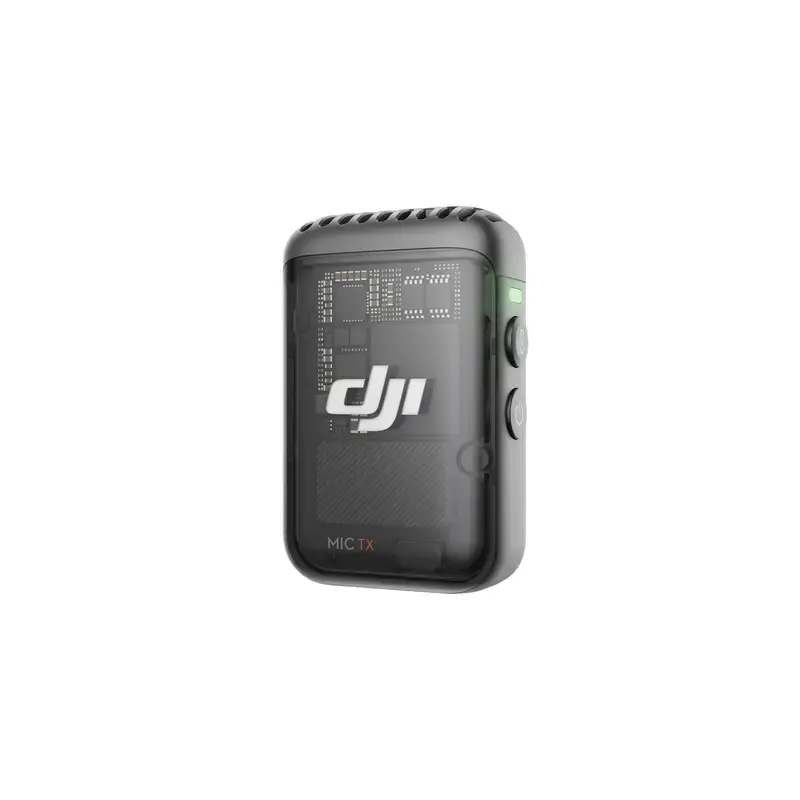[99% New] DJI Mic 2 Wireless Transmitter Microphone, Compact Clip-On with Intelligent Noise Cancelling, 14-Hour Internal Audio Recording, 6-Hour Battery, Magnetic Attachment, for YouTube/Vlog Content Creation