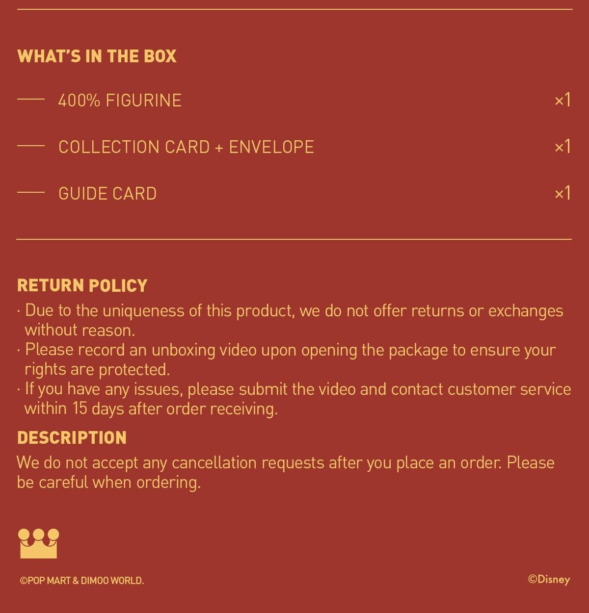 [Spanish]-MEGA JUST DIMOO 400% Mickey Mouse