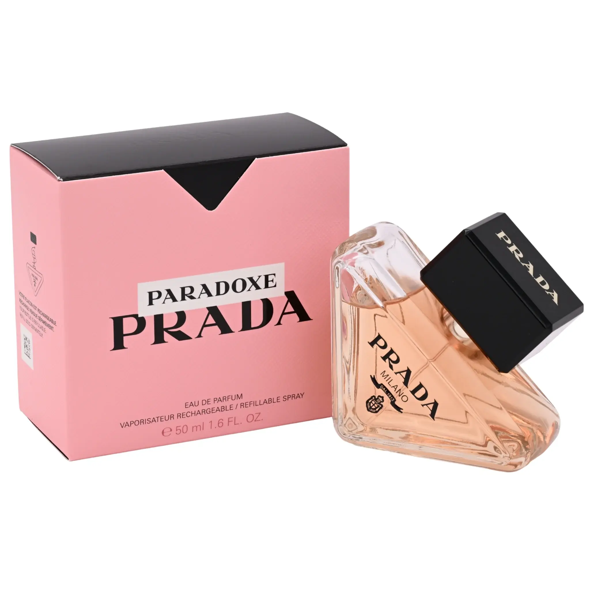 Prada Paradoxe Eau de Parfum (EDP) Spray, Long Lasting Women's Perfume, Refillable Spray Bottle, 1.0 fl oz Perfumes by Prada