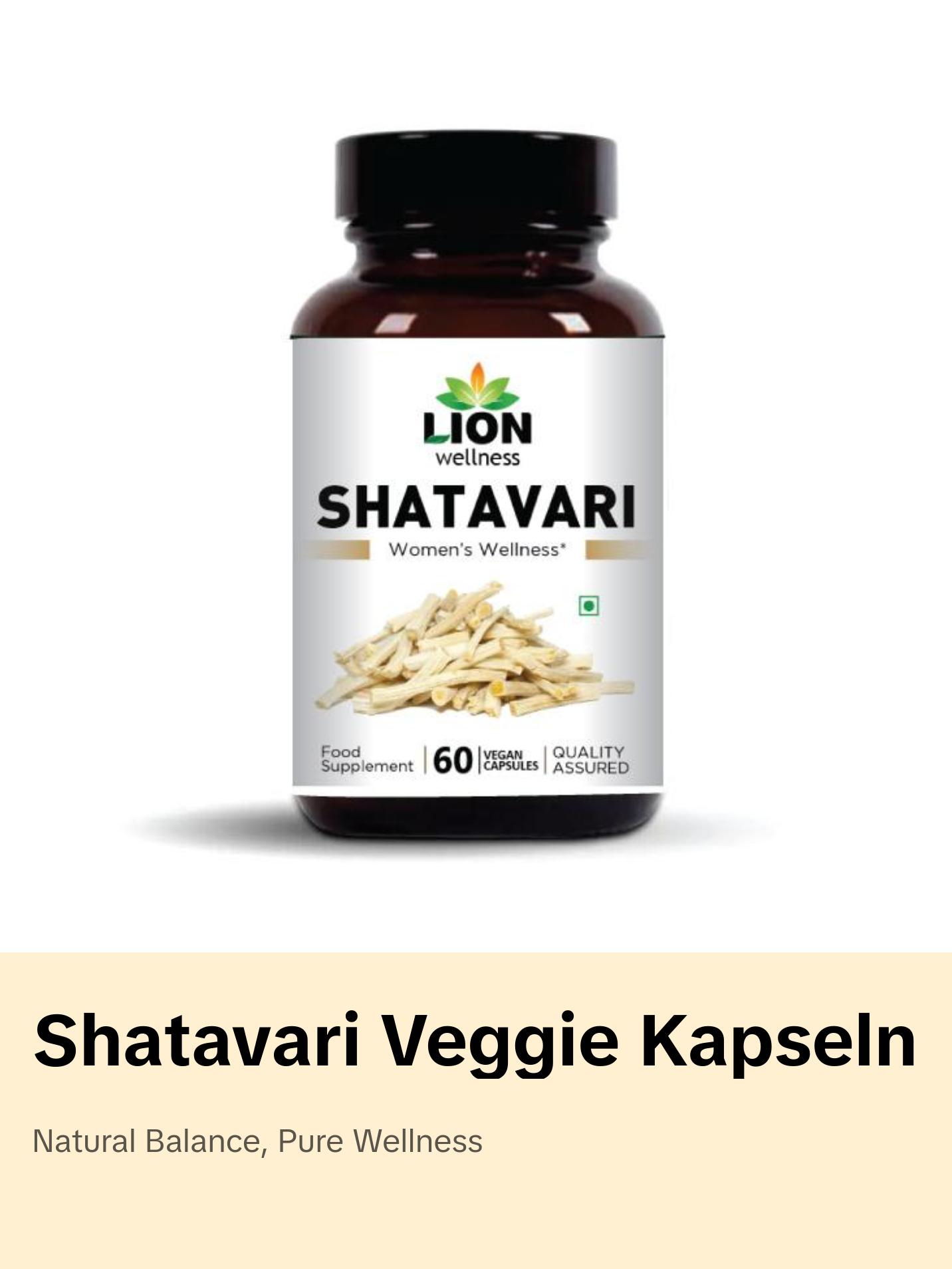 Shatavari Capsules I 100% Organic & Vegan