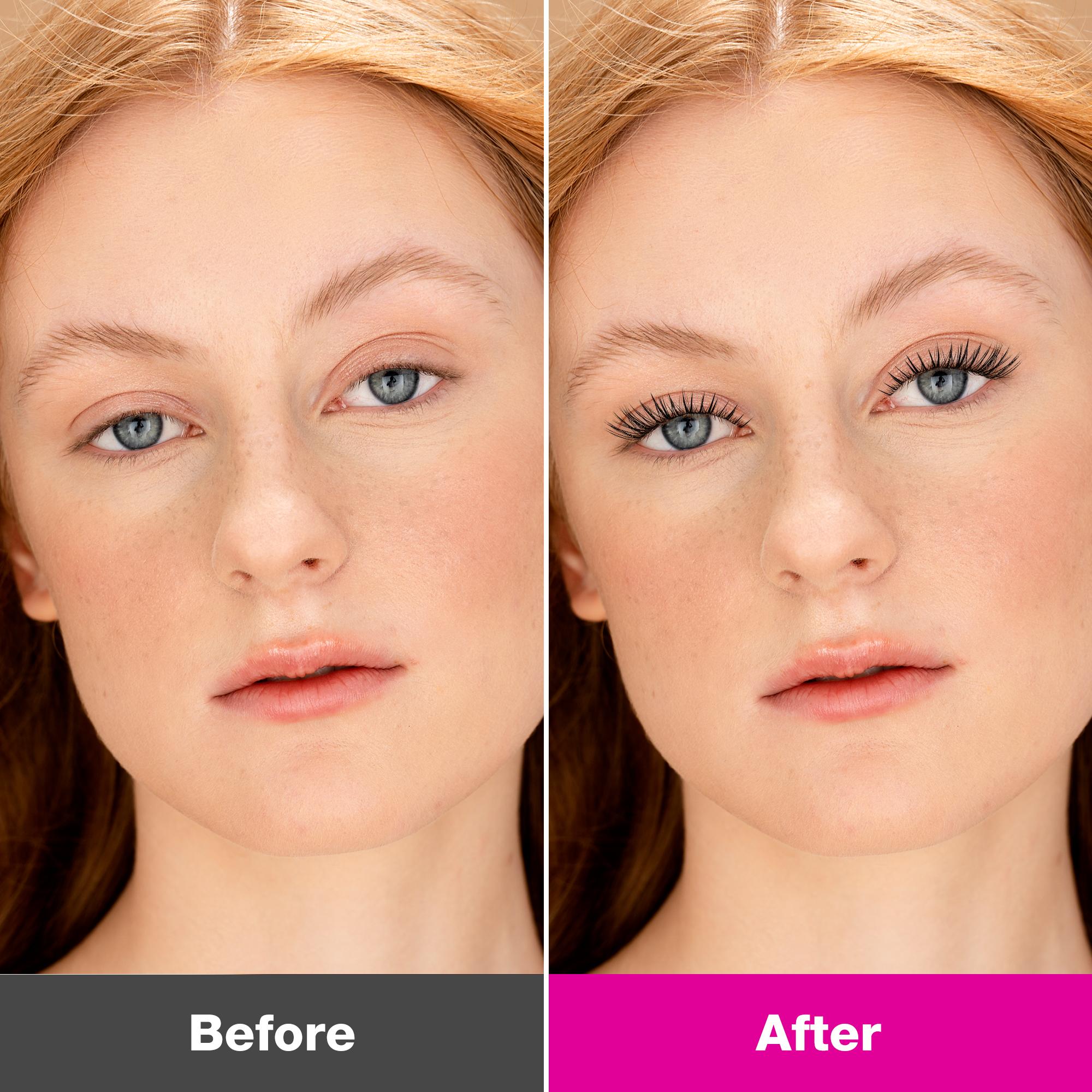 VEYESBEAUTY VB-Flutter Cluster Lashes 100% Handcrafted Ultra-thin Extremely Fine Invisible Band False Eyelash Wispy Faux Mink Lash Mixed Length DIY Eyelash Extension for Self Makeup Cosmetic Application at Home