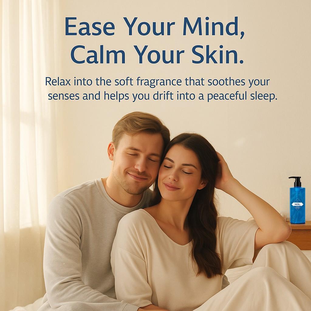 NOIL Shower Gel 4-Pack  Deep Clean & Brightening Care | Sea Salt + Fruit Acid Formula | Anti-Acne + Oil Control | Fresh Ocean Scent · Save More for Family!