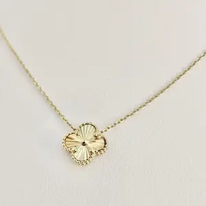 14k Gold Necklace - Gold Flower