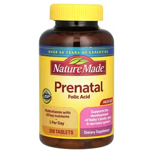 Nature Made Prenatal Folic Acid, 250 Tablets