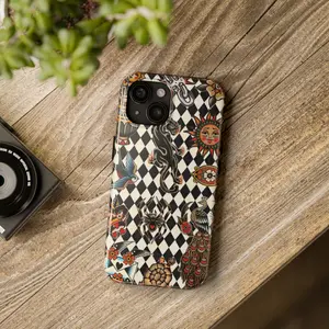 Retro Tattoo Print Phone Case, Magical Phone Cover, Vintage Design Case For iPhone, Samsung