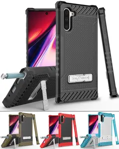 Case for Galaxy Note 10, Tri-Shield [Military Grade] Rugged Cover with Metal Kickstand [Includes Wrist Strap Lanyard] for Samsung Galaxy Note 10 Phone (SM-N970, SM-N971)