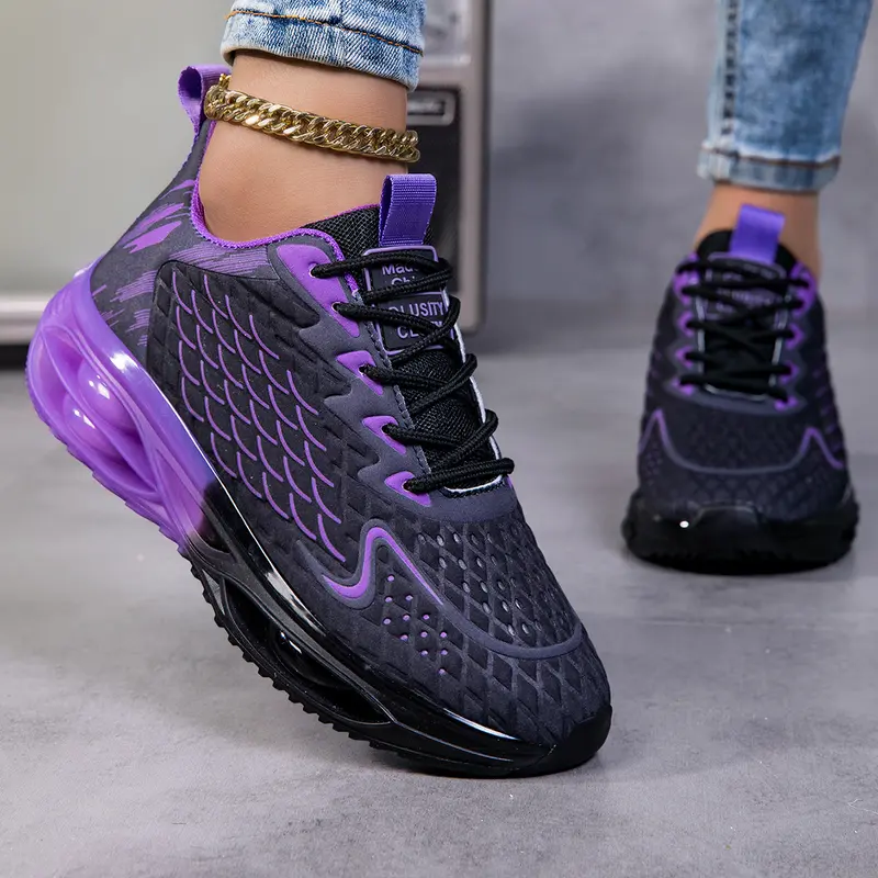 Women's Low-Top Lace-Up Multi-Size Sneakers 2026 - Breathable Mesh Training & Gym Shoes with Natural Air Cushion, Shock-Absorbent, Anti-Slip Grip for Wet Floors, Wear-Resistant, Cooler in Workouts for All-Season Outdoor Activities