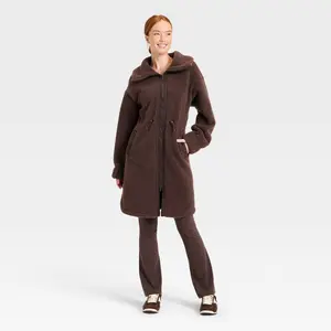 Women's Long High Pile Jacket - All In Motion