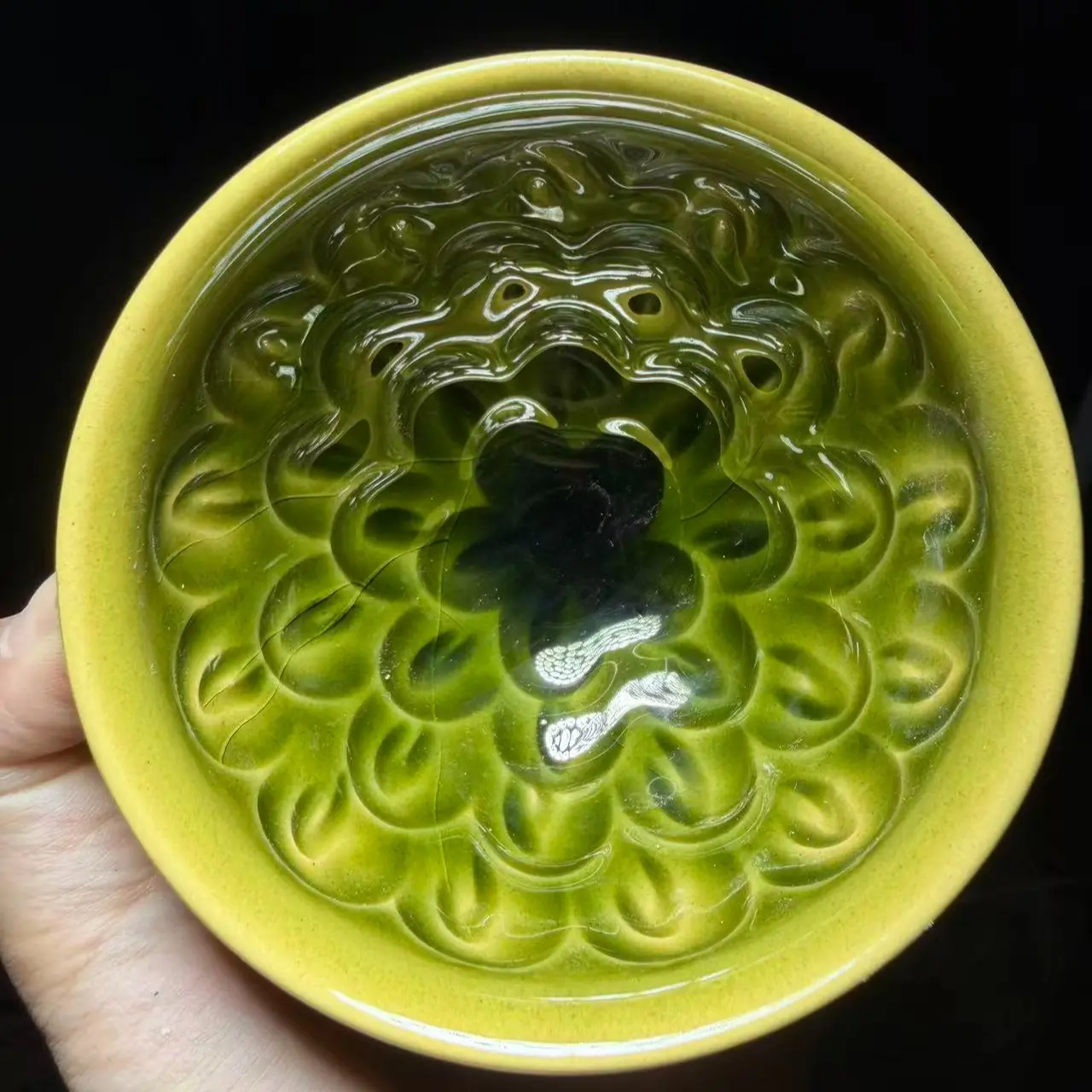 Handmade Freshly Fired Jade Peacock-Jianzhan Master's Cup, 1-of-a-Kind Unique Treasure, Collectible Cultural Item for Collectors