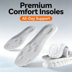 Orthopedic Support Insoles for Men & Women – Cushioned Breathable Pain Relief Shoe Inserts
