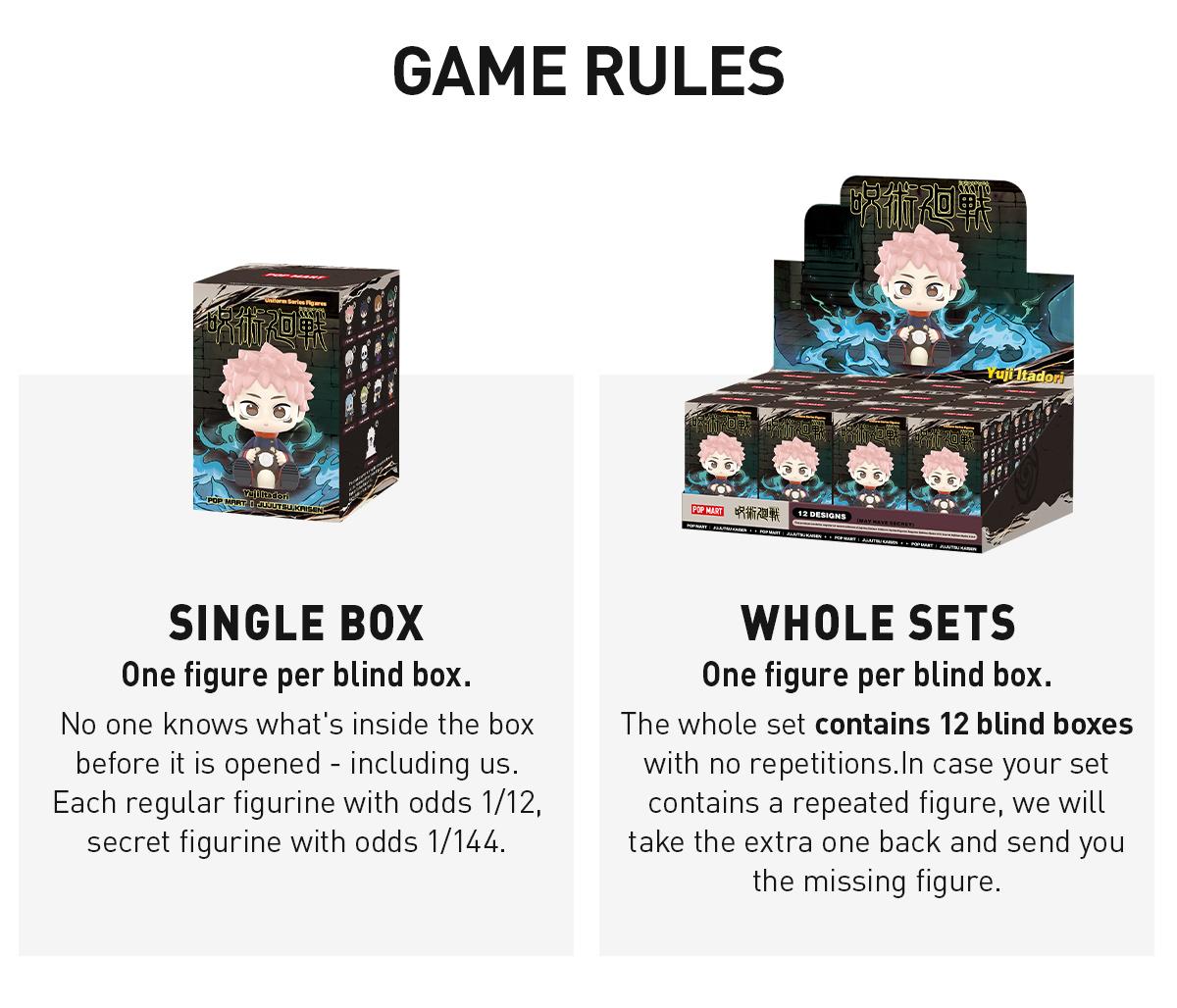 Jujutsu Kaisen Uniform Series Figures, Blind Box