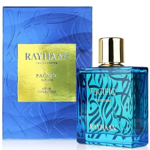 Rayhaan Pacific for Men Eau de Parfum Spray, 3.4 Ounce