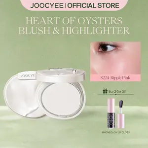 JOOCYEE Heart Of Oysters Blush & Highlighter, Charm, Beginner Friendly, Multi Styles, Giftable, Portable, Novel, For Holidays, Parties, Masquerades, Dates, Spring Gift, Refresh Look, Cosmetic, Glow