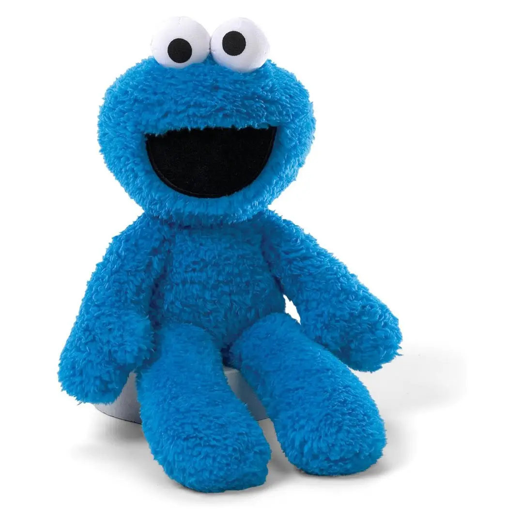 GUND Sesame Street 13" Take Along Buddy Cookie Monster Stuffed Animal - Cuddly Doll Gift, Soft Huggable Soft Stuffed Collectible, Toddler Cartoon Creature Toy, Cute Stuffed Animals