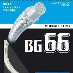 Yonex BG66 0.66mm Pearl White Badminton String