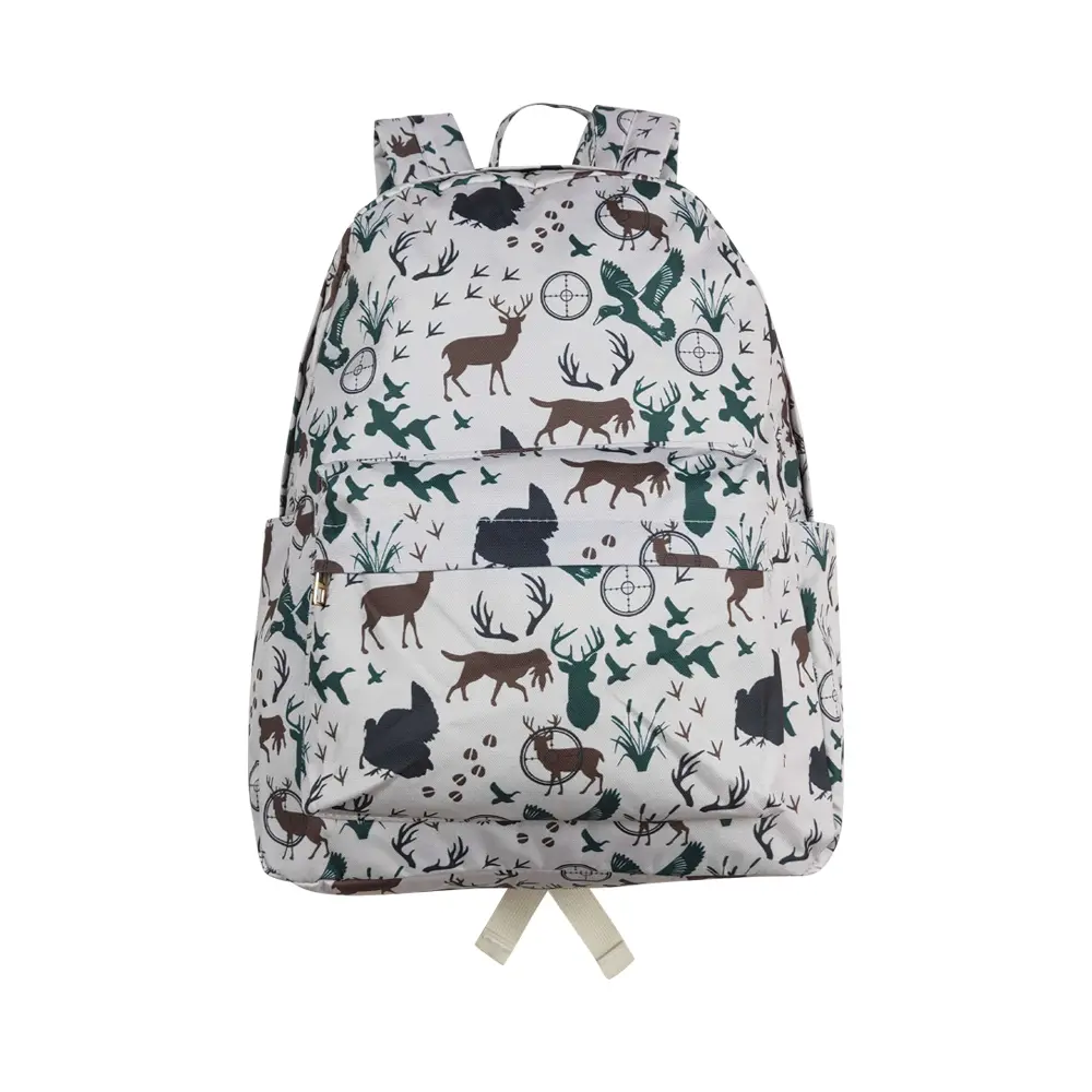 Kids' Deer Camouflage School Backpack, Waterproof Outdoor Daypack with Padded Straps for Young Adventurers, Children