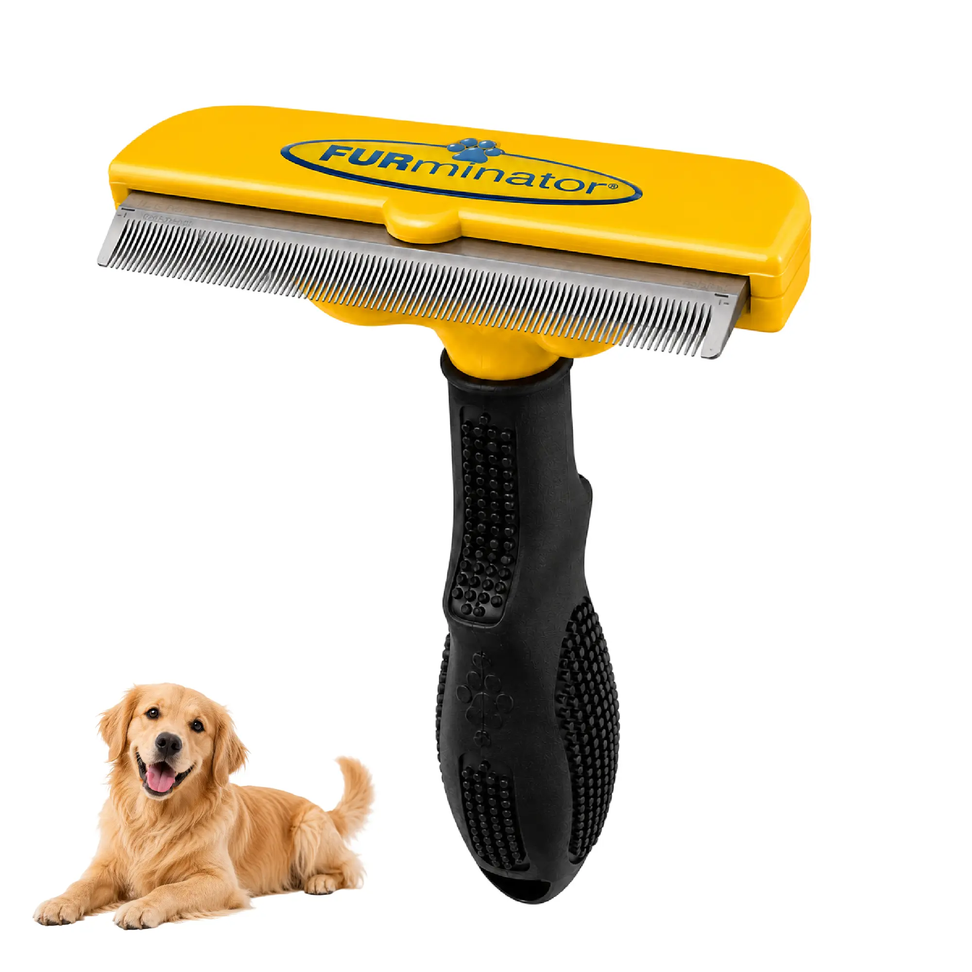 Furminator Undercoat deShedding Tool for Large Dogs With Long Hair, 1 Piece