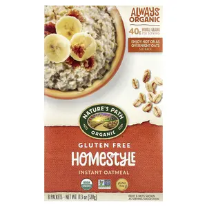 Nature's Path Organic Instant Oatmeal, Homestyle,  8 Packets, 11.3 oz (320 g)