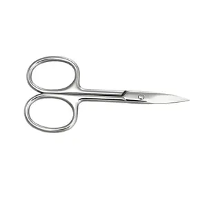 Easy Cut Nail Scissors - Precision Stainless Steel Blades for Gel Nail Strips & Cuticles | Compact Manicure Tool