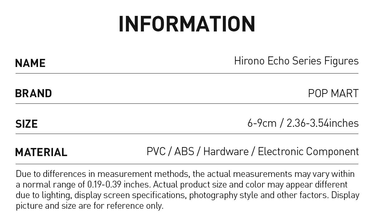 POP MART Hirono Echo Series Figures POP MART Hirono Echo Series Figures