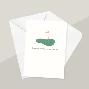 Love you to the green and back Greeting Card