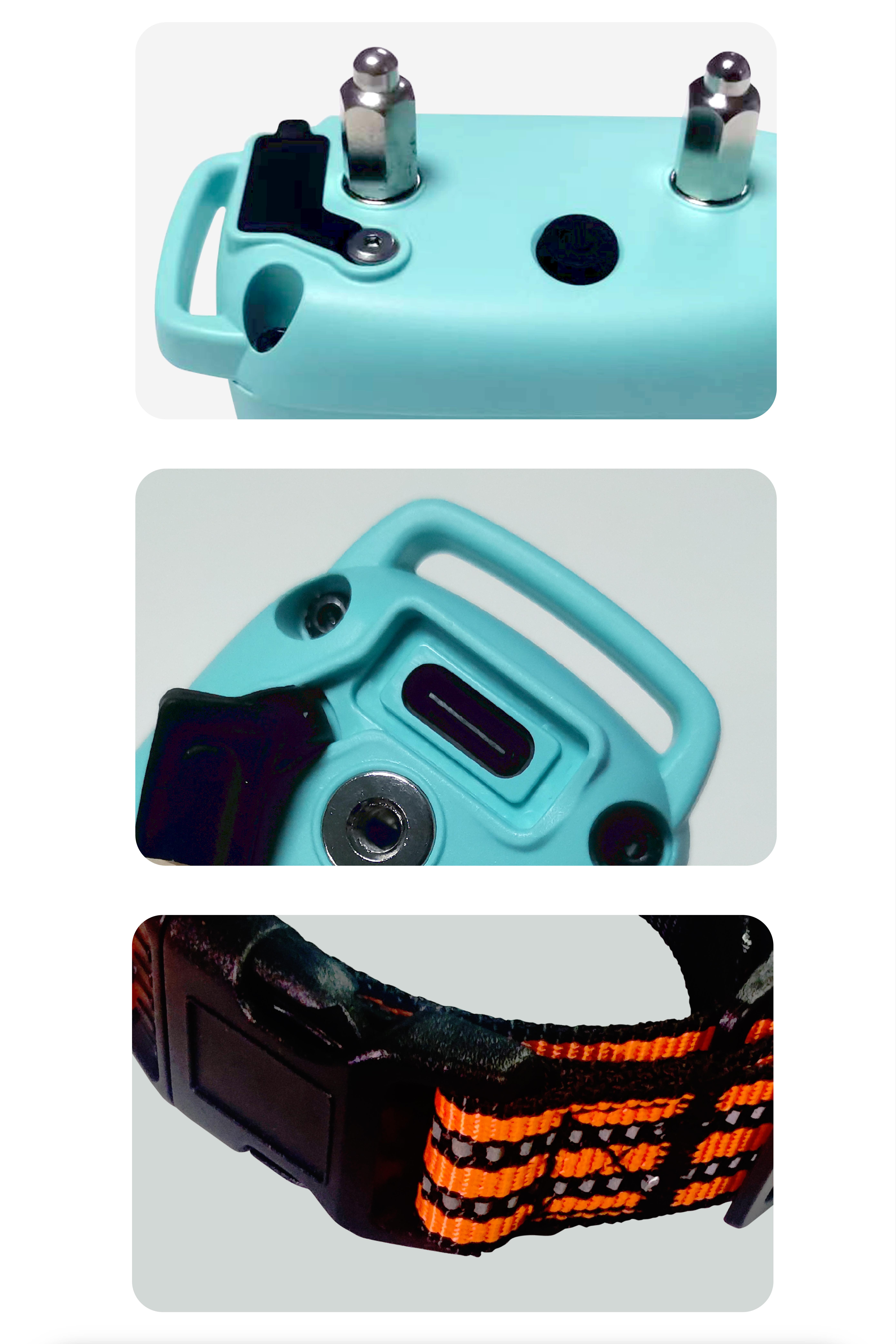 Luckymyth - Dog Training Collar  Leash – 3200ft remote control- built-in light- IP67 waterproof- magnetic charging- 30 static levels + 10 vibration/sound modes-fits dogs 10–120 lbs- integrates both leash and training capabilities-Handles two dogs at once