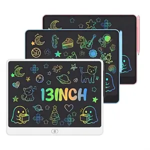 13” LCD Writing Tablet for Kids, Landscape Reusable Drawing Board, Educational Learning Toy, Easy Erase, Birthday Gift for Boys & Girls Ages 3–8