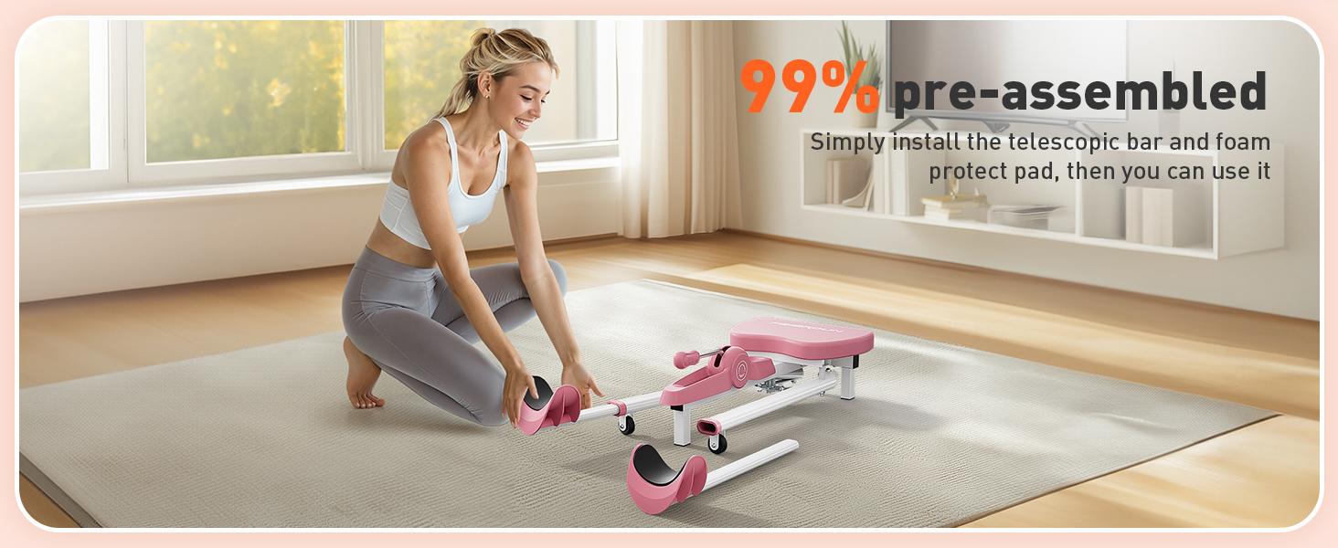 FEIERDUN Leg Stretcher Machine to Enhance Flexibility,  Split Machine for Ballet, Cheerleading Dance and Gymnastics, Fit for Beginer and athlete Multifunctional Fitness Equipment Strength Training Accessory#Summervibes