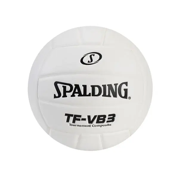 Spalding WC721628 TF-VB5 Composite Volleyball, Black & White with Silver