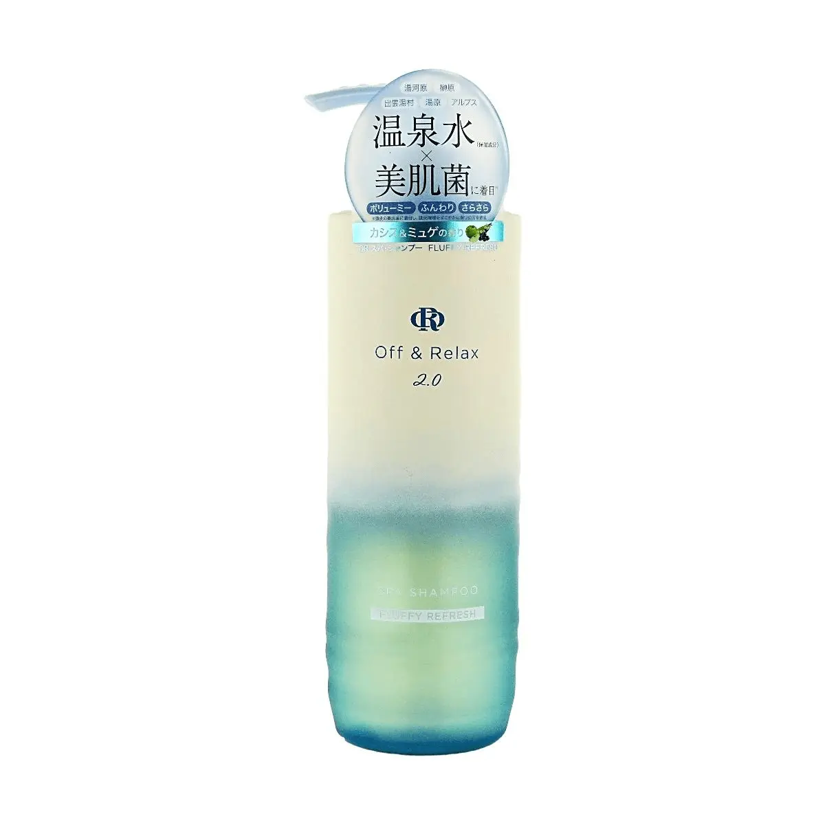 OFF&RELAX 2.0 Hydrating Shampoo - Japanese Onsen Water, Microbiome-Friendly, Volumizing & Smoothing, 460ml