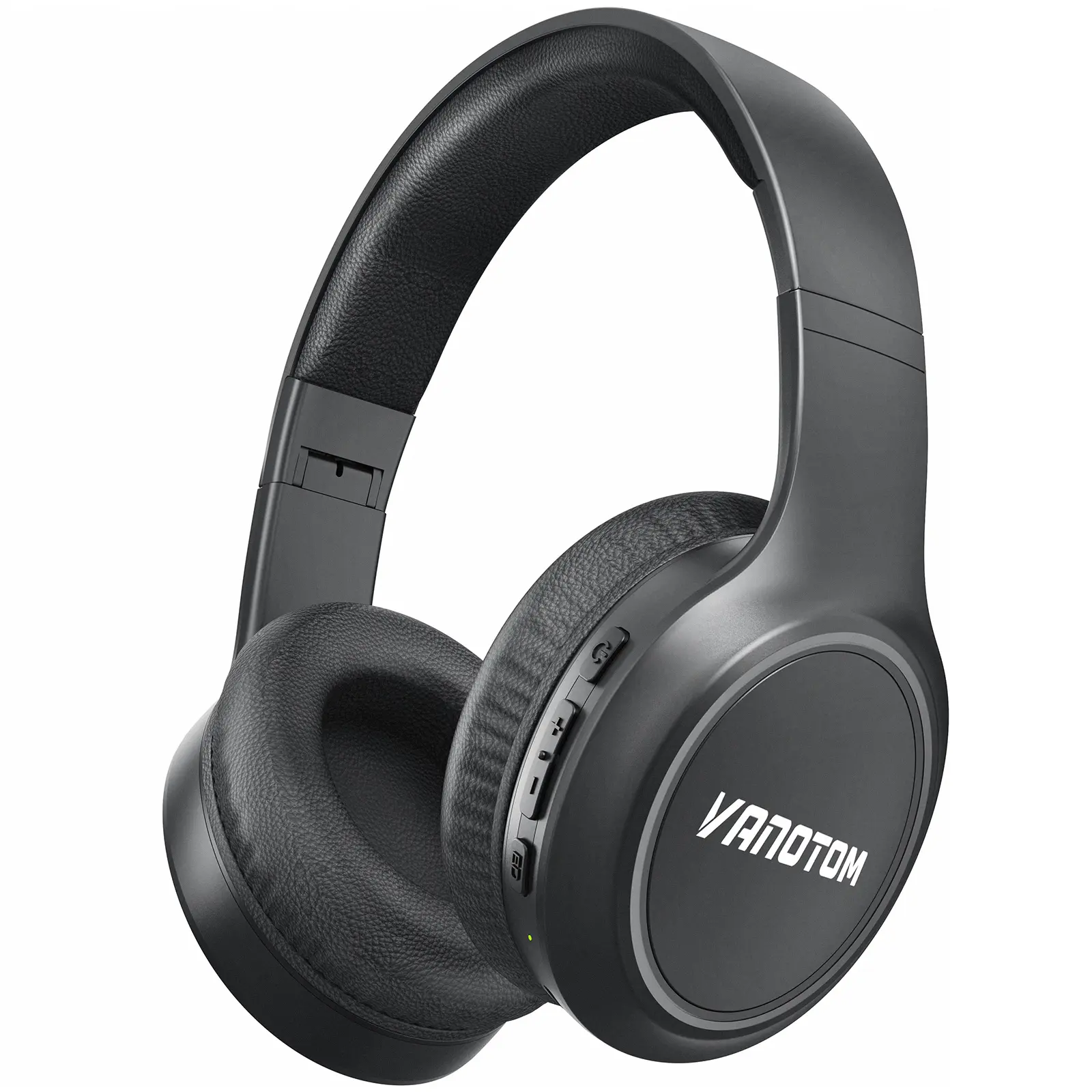VANOTOM Foldable Over-Ear Wireless Bluetooth Headphones - HiFi Bass, Long Battery Life, Memory Foam Cushion, Cable Connection, Mobile Charging Compatibility, for Gaming Sports Work | backtoschool