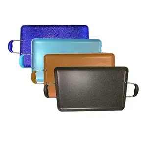 2-PACK Large Heavy Gauge Marble Griddle/ PAQUETE de 2 Comales Grandes de Mármol Grueso