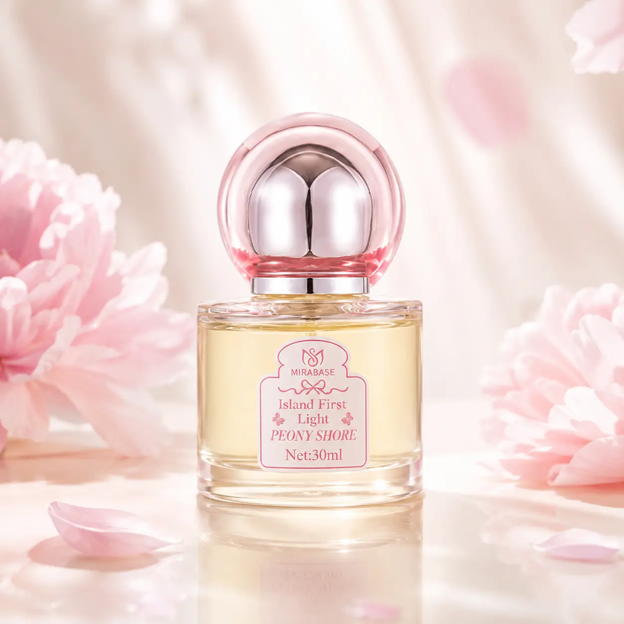Peony Shore Eau de Parfum for Women, Fresh Floral Scent with Orange, Peony & Musk for Everyday Wear, Gift-Ready 30ml Perfume