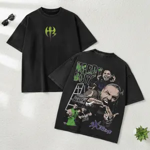 Hardy Boyz Extreme Team Graphic Oversized Tshirt – Menswear Streetwear Cotton Crewneck, Soft Fabric, Iconic Wrestling Duo