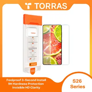 TORRAS OrigArmor for Samsung Galaxy S26 Ultra Screen Protector [100% Anti Reflection] [Full Coverage Fit] Military-Grade Shatterproof 9H+ Tempered Glass Anti-Scratch Screen Protector S26 Ultra 1-Pack