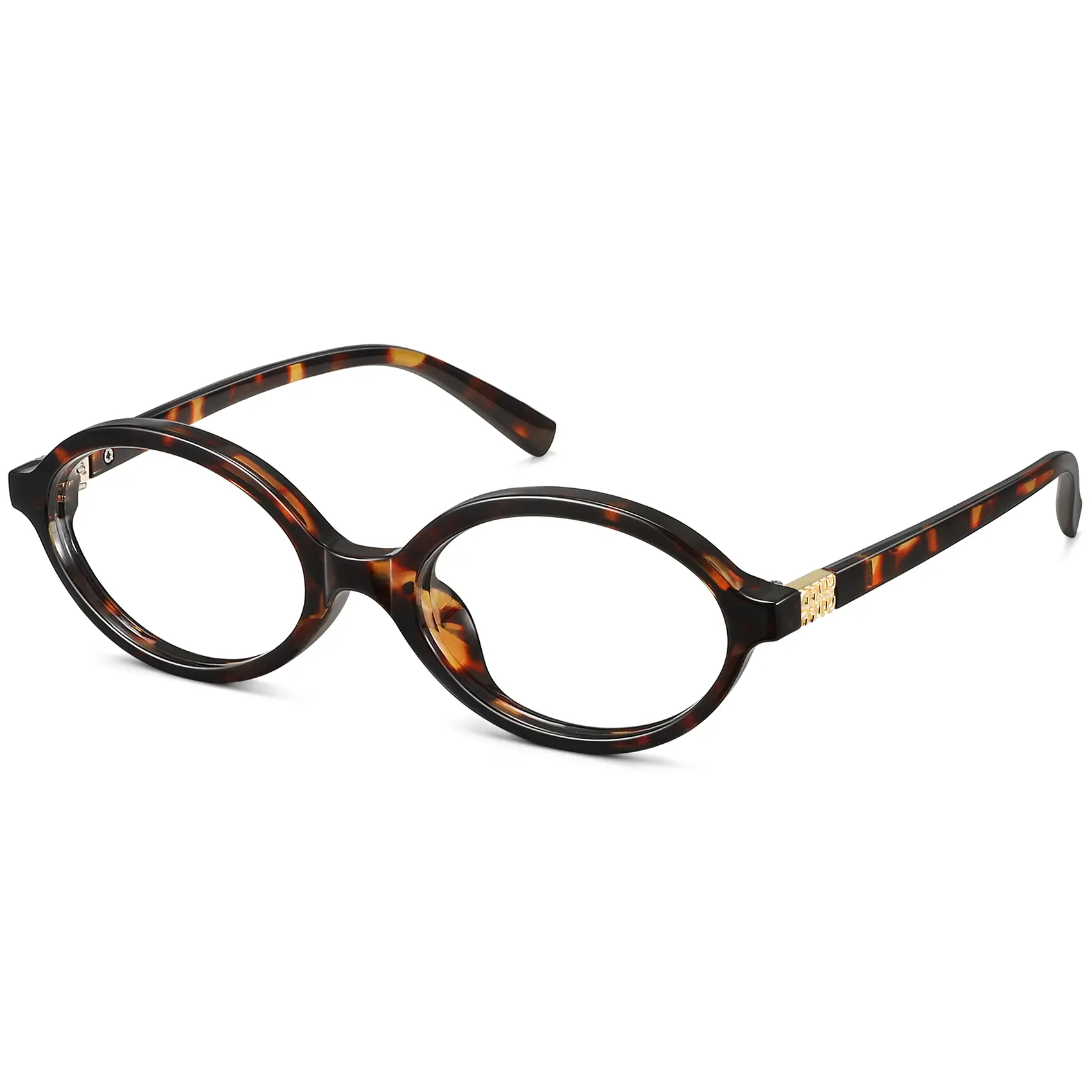 Women's Retro Oval Blue Light Eyewear - TAC, Fashionable Frames, Minimalist Aesthetic, UV 400 Protection Anti UV Sunglasses