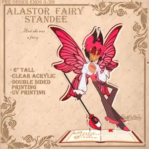 Hazbin Hotel Acrylic Standee-- Alastor