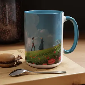 Everything's Ghibli Studio Accessories Store - Howl and Sofie Mugs | Howl's Moving Castle Ceramic Mug