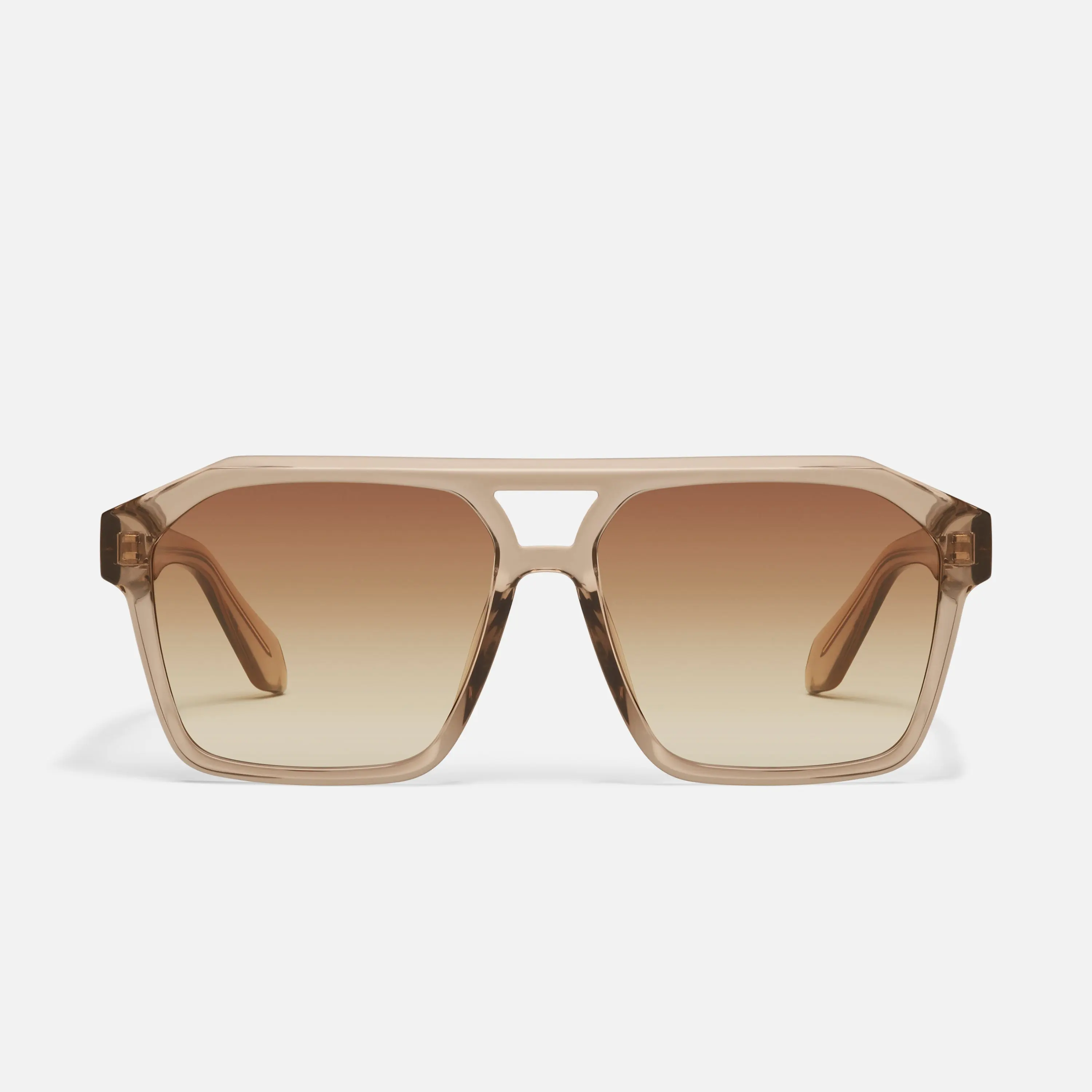 QUAY - SOUNDCHECK Tinted Lens Glasses Rectangular Sunglasses retro aviator modern update