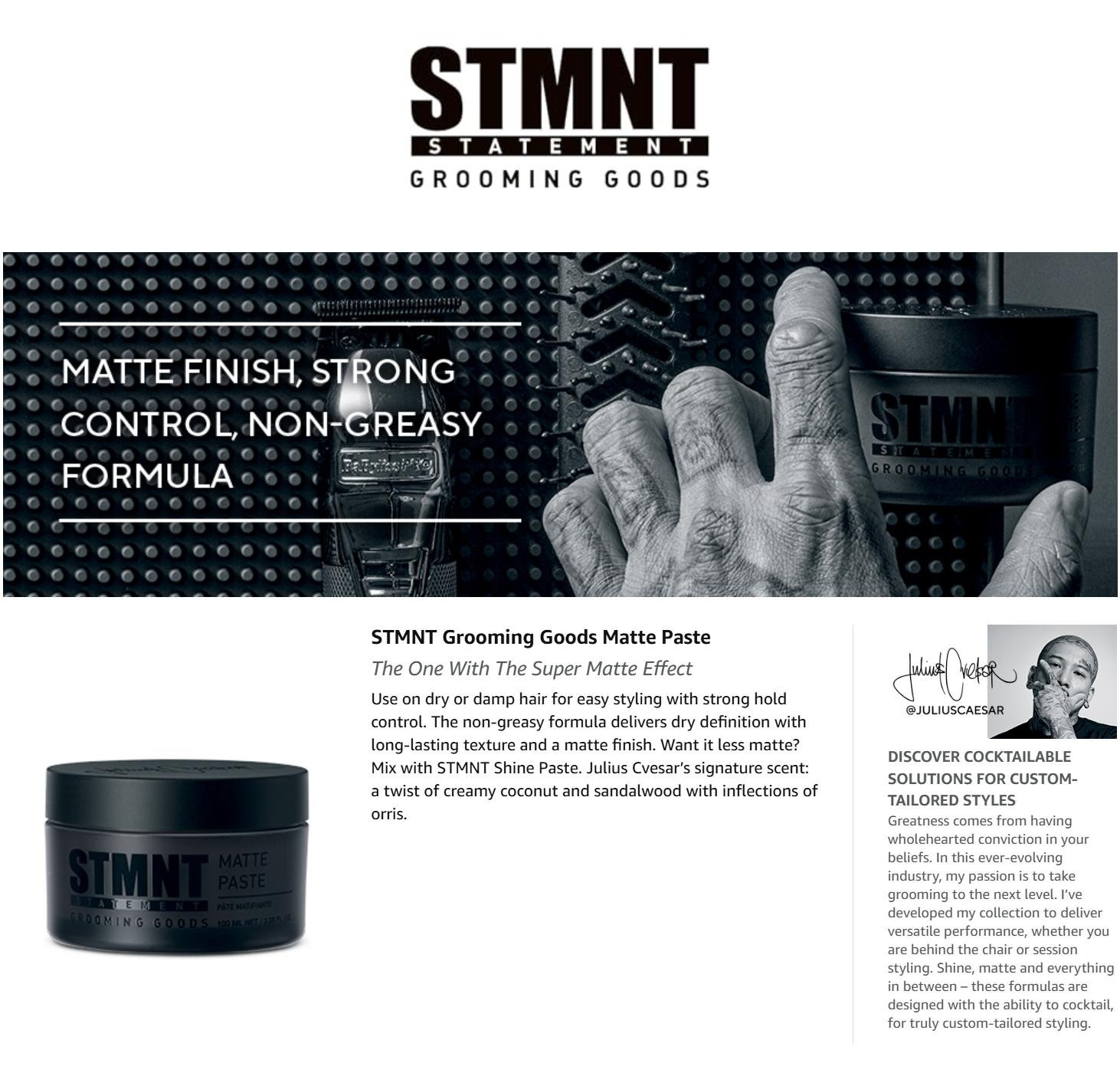 STMNT Ultimate Straight/Wavy Hair Styling Bundle | Matte Paste, Spray Powder, Spray I STMNT Grooming Goods Grooming